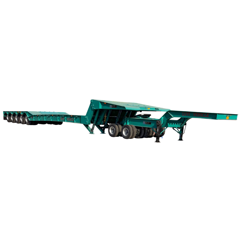 Folding Gooseneck Lowbed Trailer