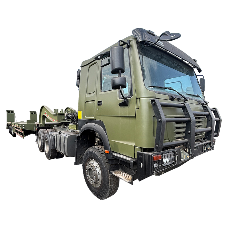 主图 (1) 4 Axle Off-Road Lowboy Trailer