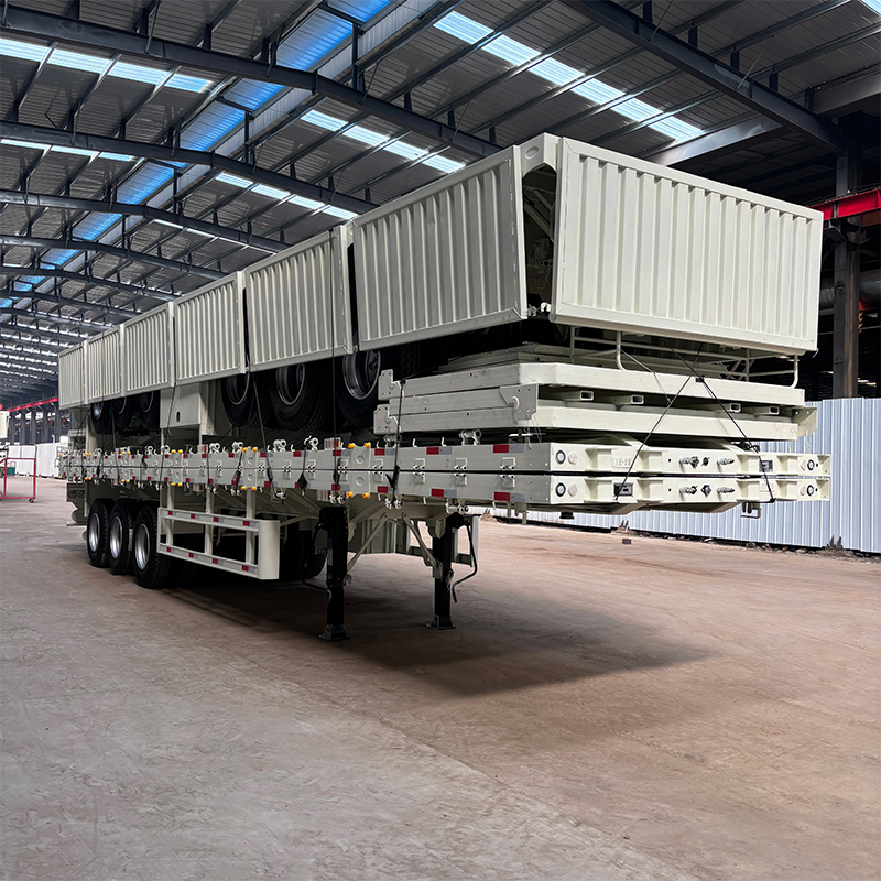 3 Axle Removable Side Wall Traile Bulk cargo transportation - 图片 4