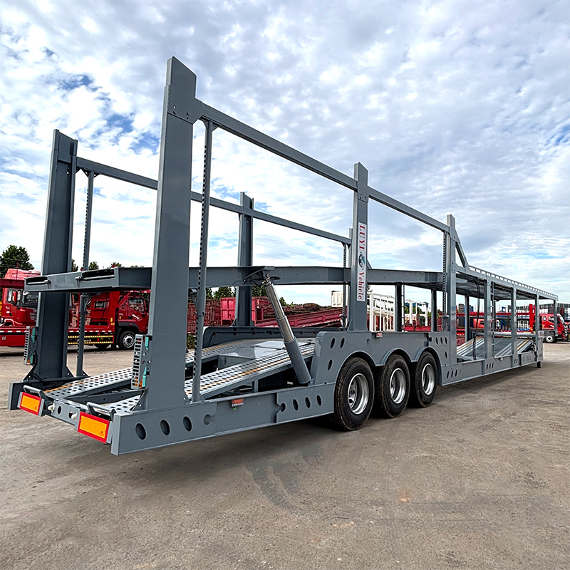3 Axle Car carrier semi-trailer Capable of transporting 8-seater sedans and SUVs - 图片 6
