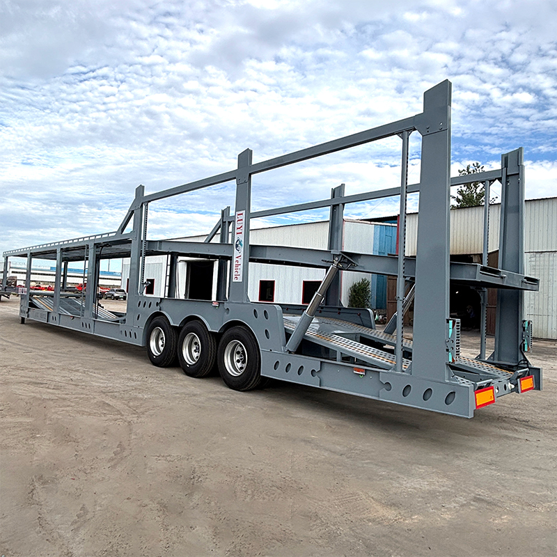 3 Axle Car carrier semi-trailer Capable of transporting 8-seater sedans and SUVs - 图片 7