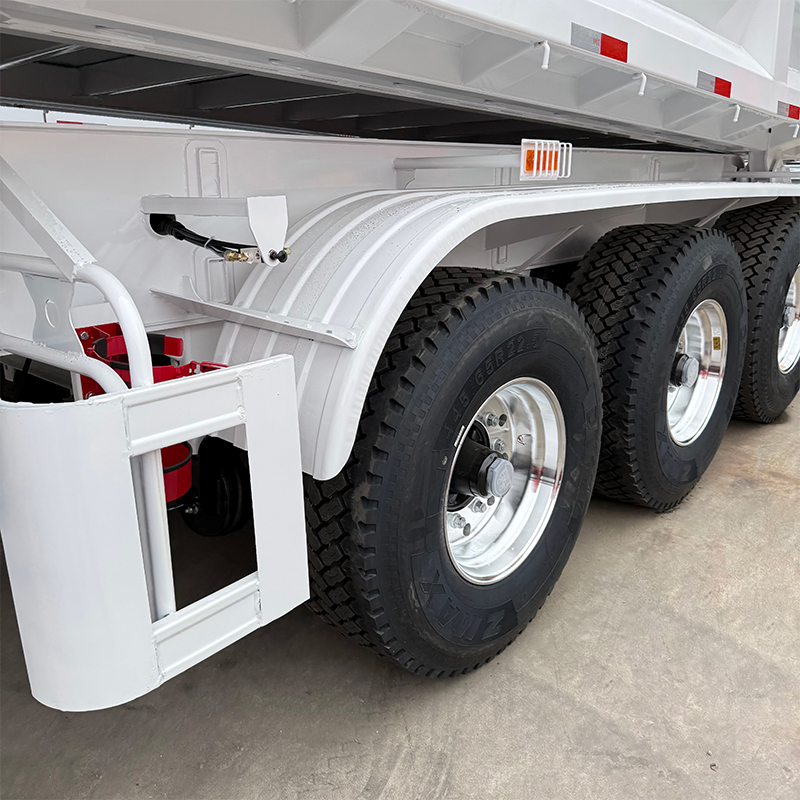 3-Axle U-shape Dump Semi-Trailer - 图片 3