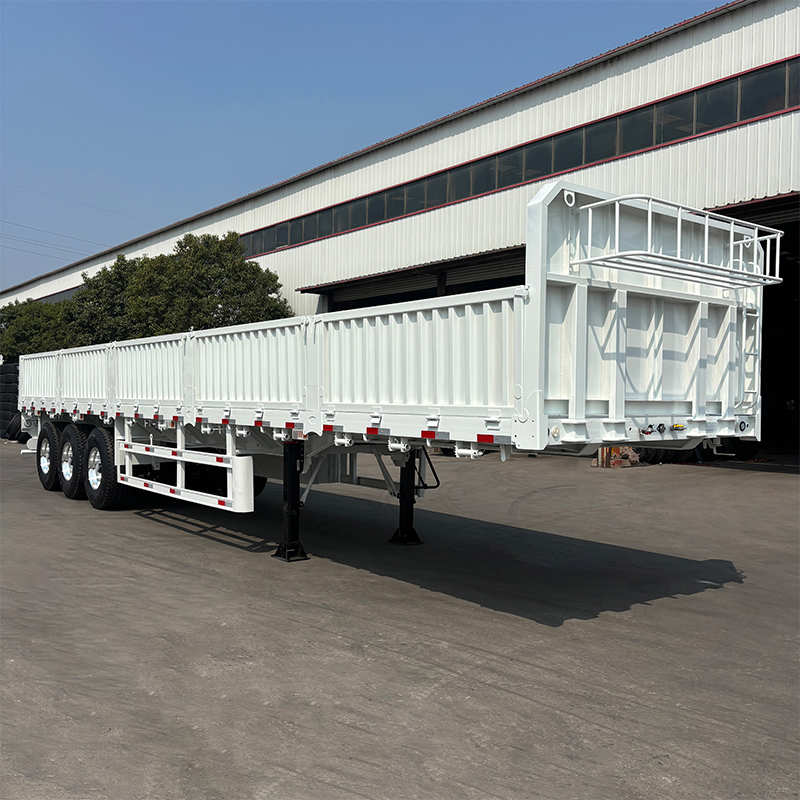 3 Axle Removable Side Wall Traile Bulk cargo transportation - 图片 5