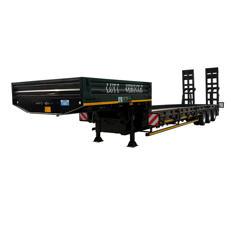 主图 (2) 3 Axle Low Bed Semi Trailer For Sale