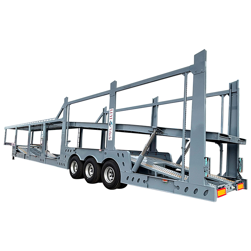 主图 (2) 3 Axle Car carrier semi-trailer Capable of transporting 8-seater sedans and SUVs