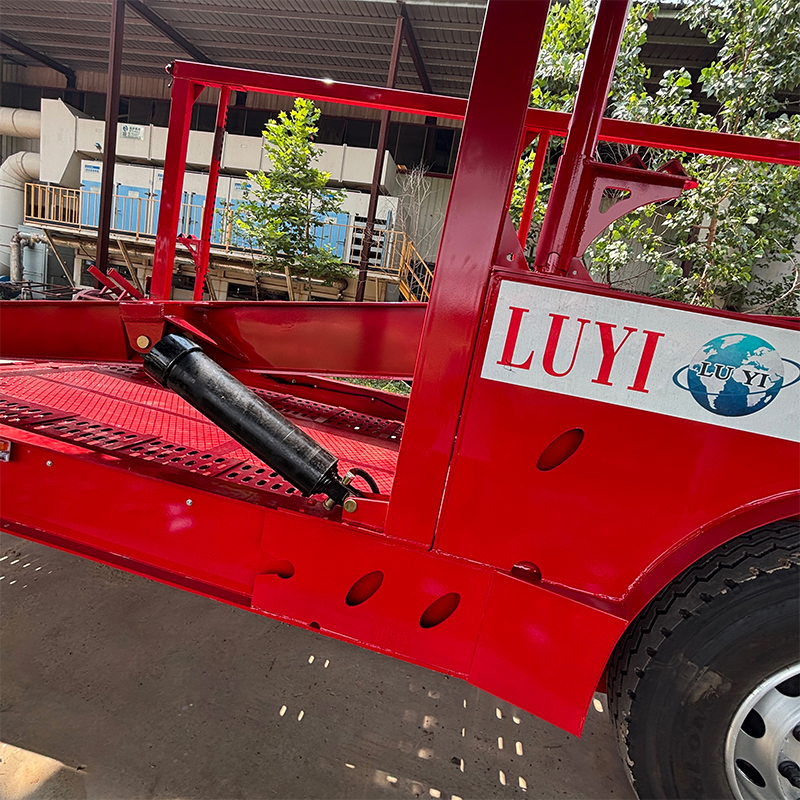 2 Axle Low Center Gravity Car Transport Semi Trailer 8 Vehicle Capacity For Auto Logistics Delivery Service Use - 图片 6