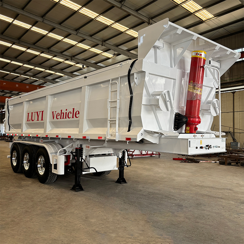 3-Axle U-shape Dump Semi-Trailer - 图片 5