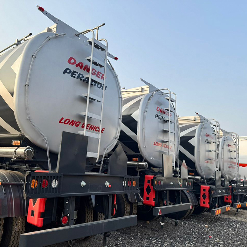 43m³ 6-compartment aluminum alloy oil tank semi-trailer - 图片 6