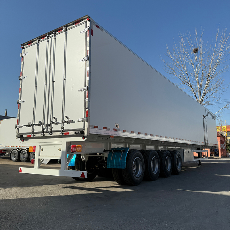 4 Axle Refrigerated semi-trailer Can transport vegetables, meat and medicine - 图片 3