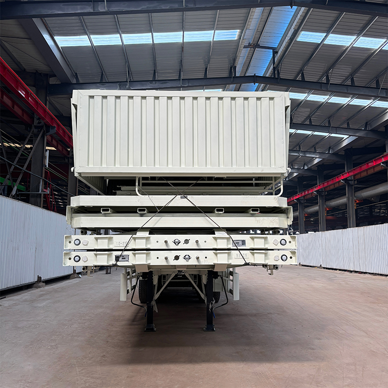 3 Axle Removable Side Wall Traile Bulk cargo transportation - 图片 3