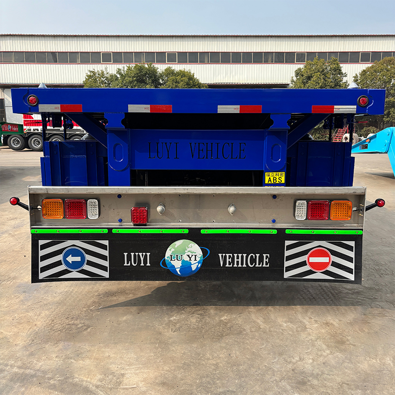 4 Axle Flatbed Trailer For Heavy Machinery And Container Cargo - 图片 5