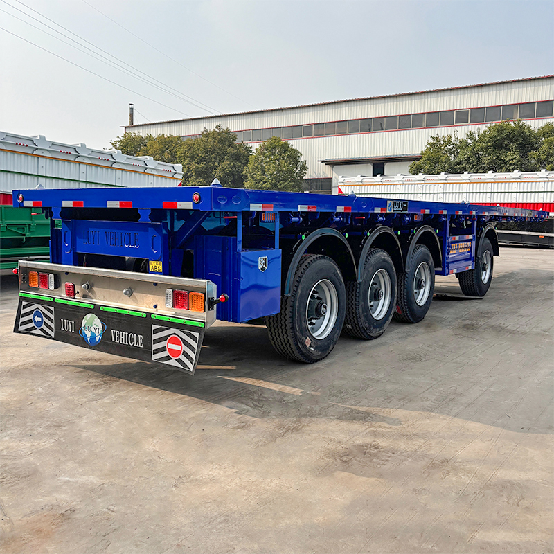4 Axle Flatbed Trailer For Heavy Machinery And Container Cargo - 图片 6