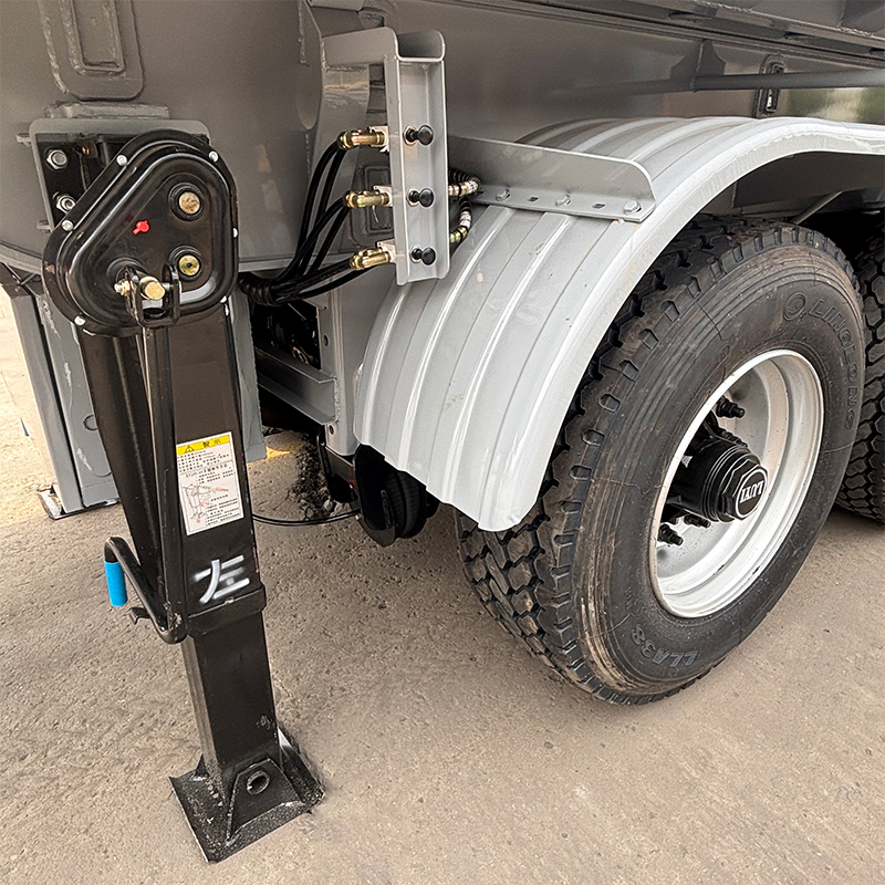 40T Rear Dump Semi Trailer Electric Tarpaulin Cover Steel Structure For Mining Construction Bulk Cargo Hauling - 图片 7
