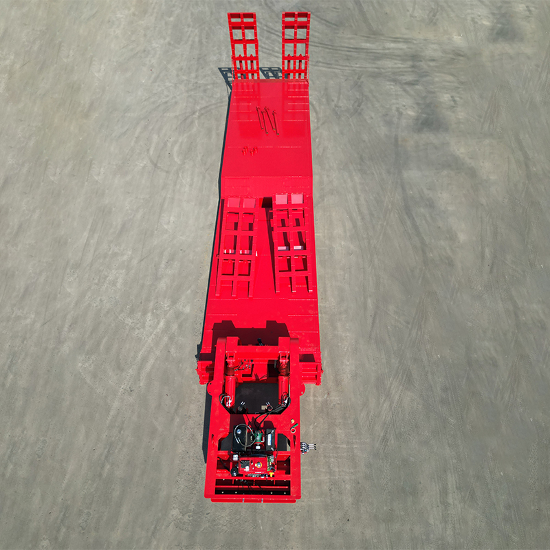 120-Ton Detachable Gooseneck Low-Bed Semi-Trailer for Transporting Mining and Engineering Equipment - 图片 7