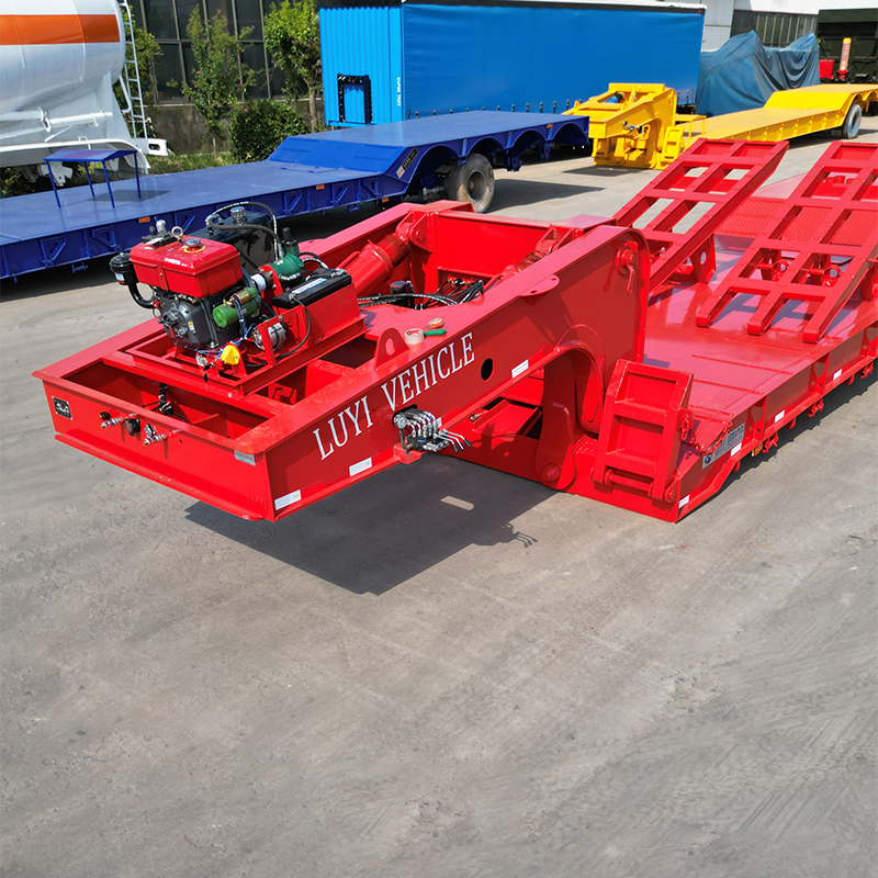 120-Ton Detachable Gooseneck Low-Bed Semi-Trailer for Transporting Mining and Engineering Equipment - 图片 6